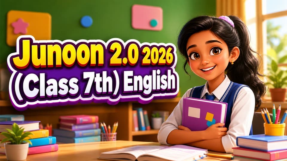 Junoon 2.0 2026 (Class 7th) English