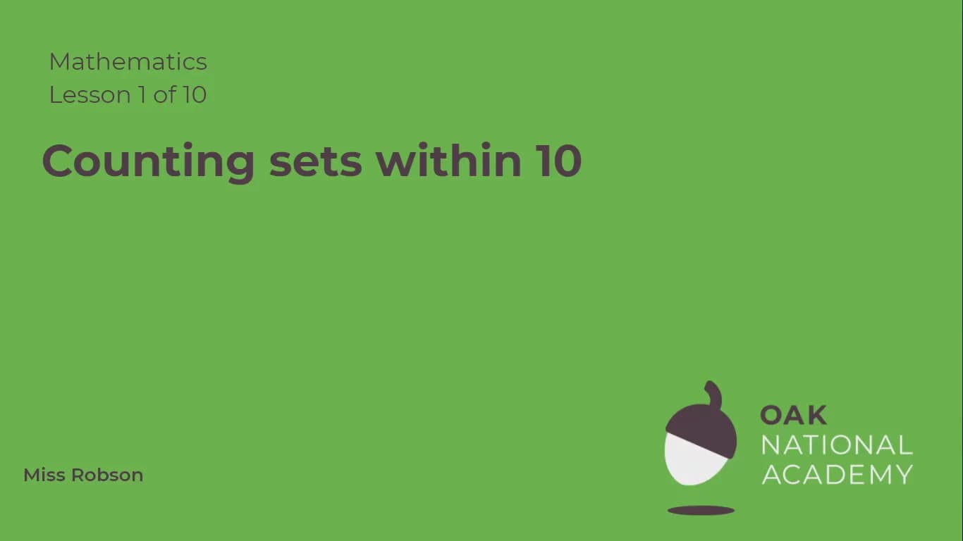 Year 1 Math
