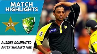 Ponting & The Aussies Dominated After Shoaib’s Early Fire | Yousuf & Rashid Latif Rescued Pakistan