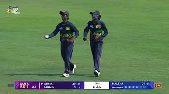 Partnership Broken! | DP World Women's Asia Cup Rising Stars 2026