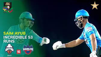 Saim Ayub Stunning 53* Runs | Karachi vs Bahawalpur | ABS Developers National T20 Cup | MZA1K
