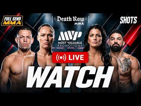 🚨 LIVE 🚨 Ronda Rousey vs. Gina Carano | Nate Diaz vs. Mike Perry | Netflix MVP MMA